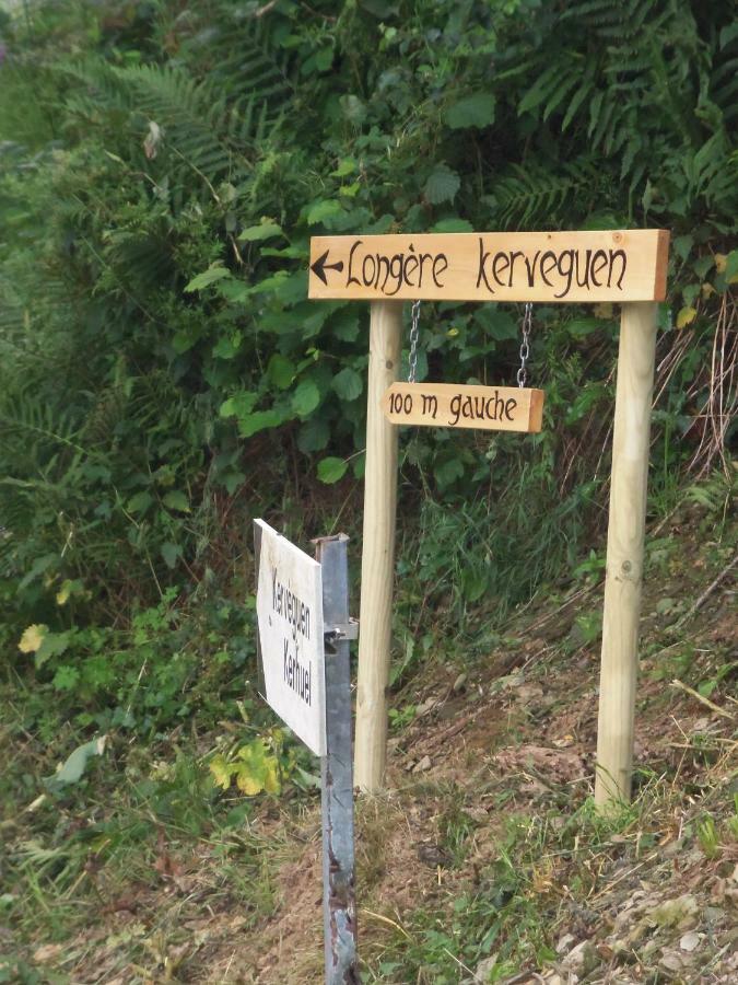 Longere De Kerveguen Argoat Villa Leuhan Eksteriør bilde